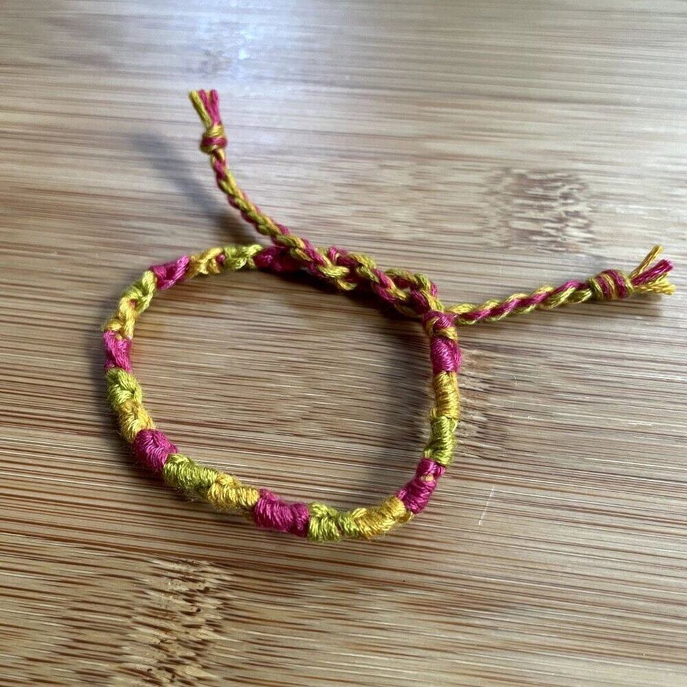 Blanche Woven Bracelet anklet trendy comfortable tie embroidery thread woven gif